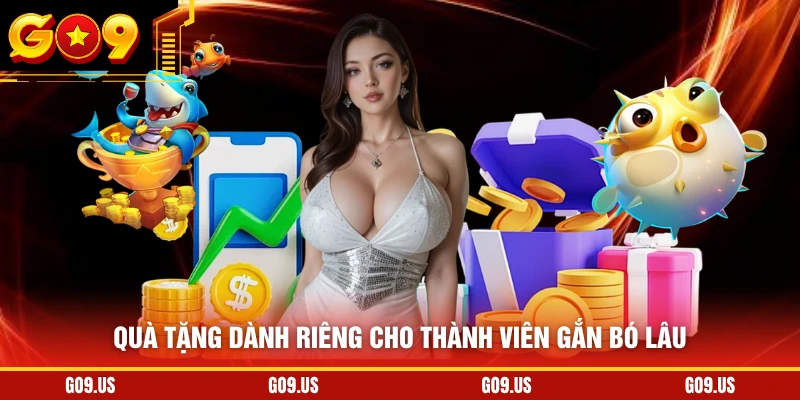 Quà tặng dành riêng cho thành viên gắn bó lâu